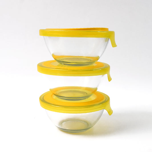 Dazzle Glass Bowl 3 Piece Set