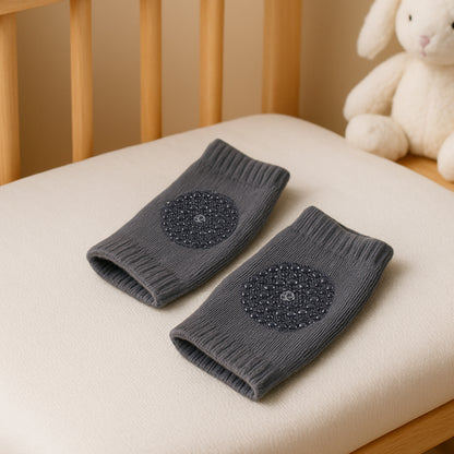 Toddler Wool Knit Knee Protector (Dark Grey)