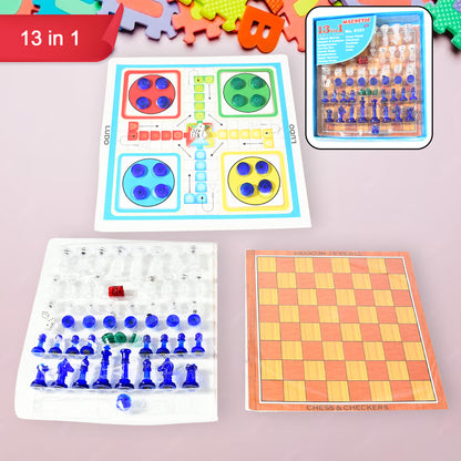 13 in 1 Family Board Game Set