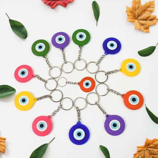 Evil Eye Keychain (12 Pcs Set Mix Color)