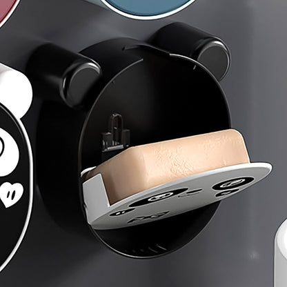 Cute Panda Soap Box (Multicolour 1 Pc)