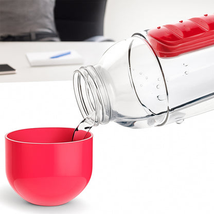 Water Bottle With Built-in Pill Organizer Approx 900ml