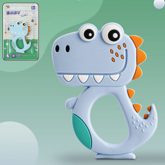 Silicone Dinosaur Teether For Baby (Mix Colour)