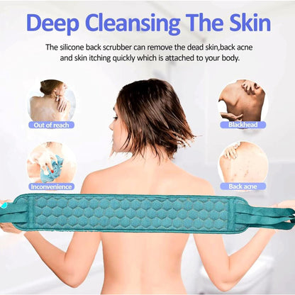 Bath Shower Scrubber & Loofah Sponge Set