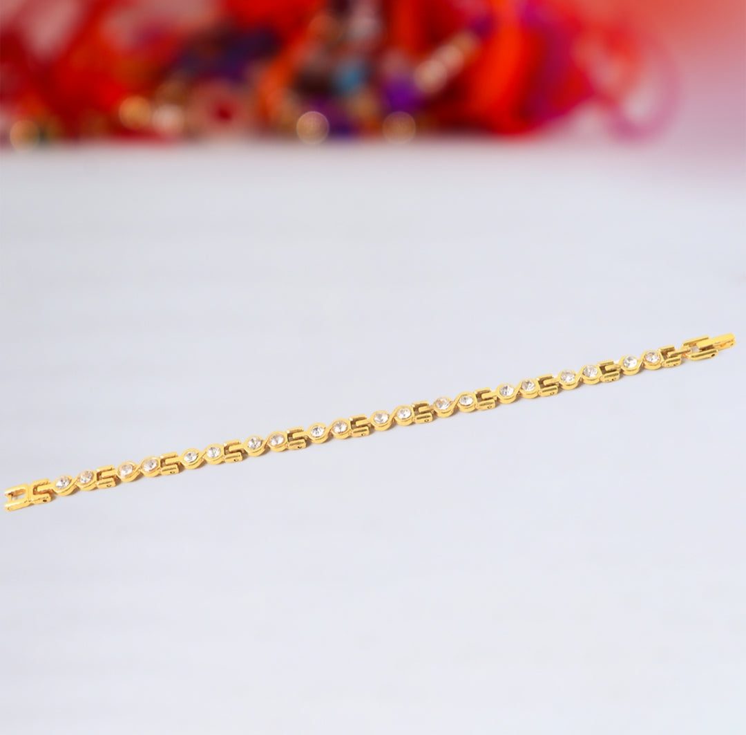 Elegant Bracelet Style Rakhi For Brother