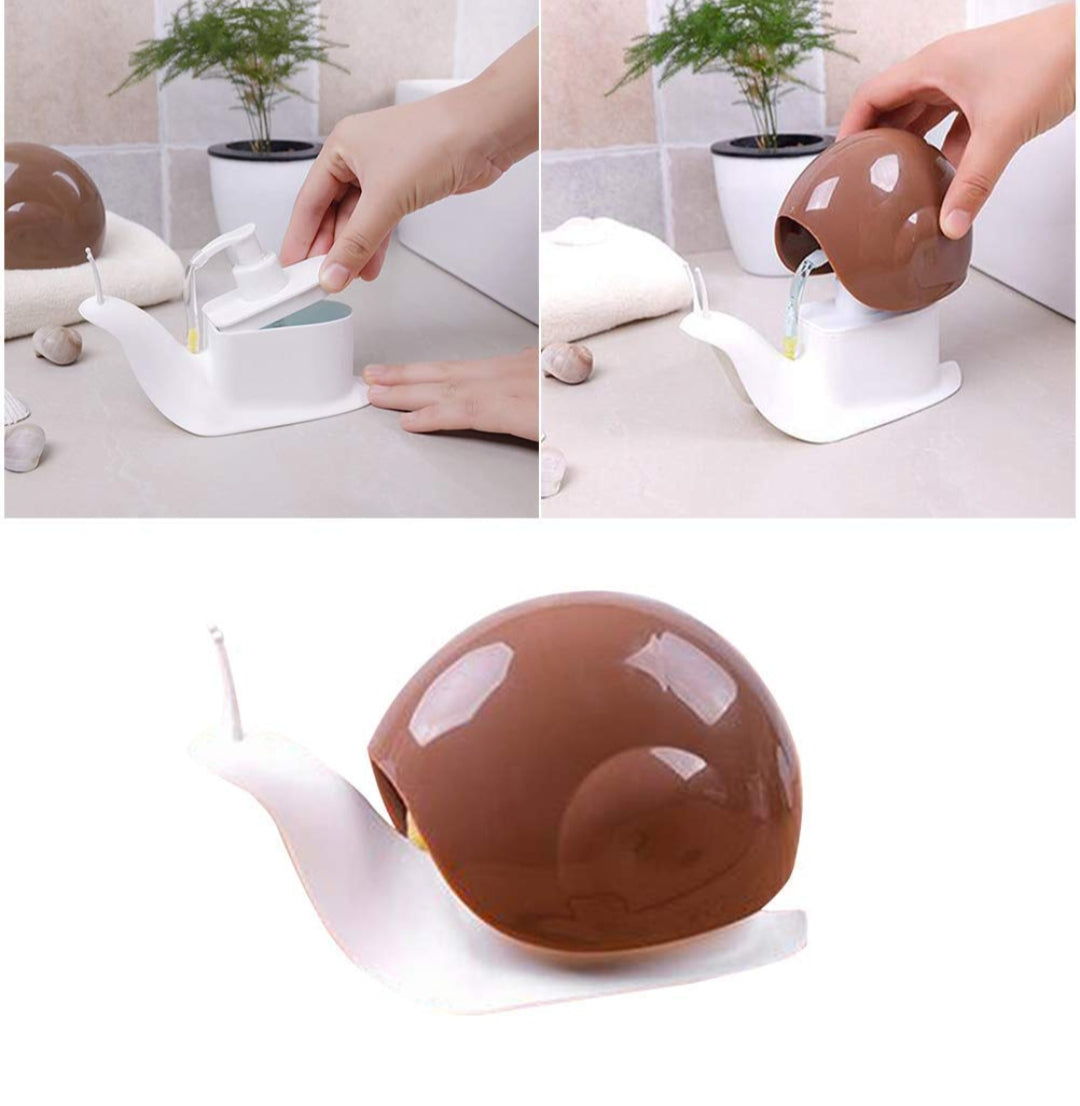 Portable Snail Shape Liquid Soap Dispenser (1 pc)