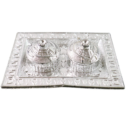 Tray Shape Special Pooja Thali