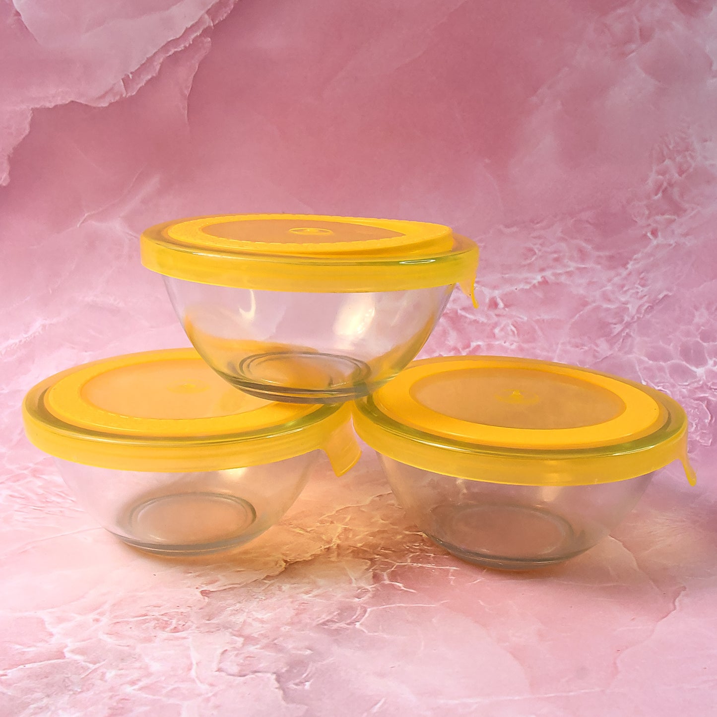 Dazzle Glass Bowl 3 Piece Set