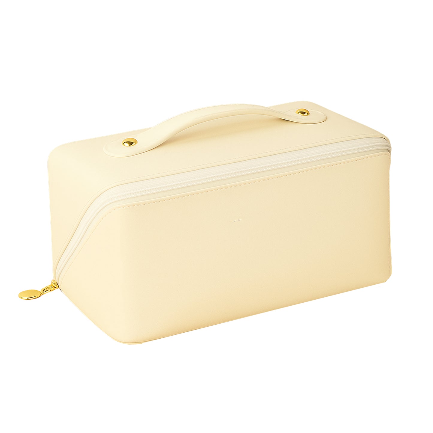 Portable Premium Travel Makeup Organizer (Cream)