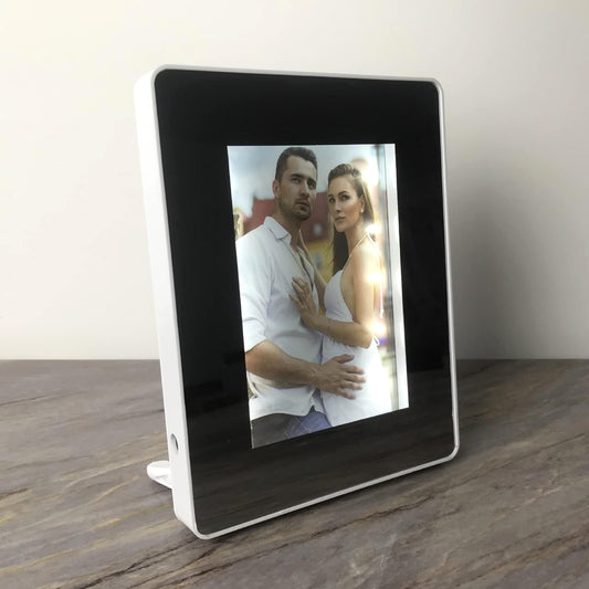LED Magic Mirror With Hidden Photo Frame (1 Pc)