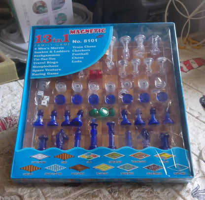 13 in 1 Family Board Game Set