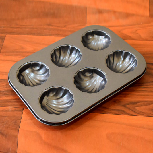 6 Slot Non-stick Cupcake Baking Molds Tray