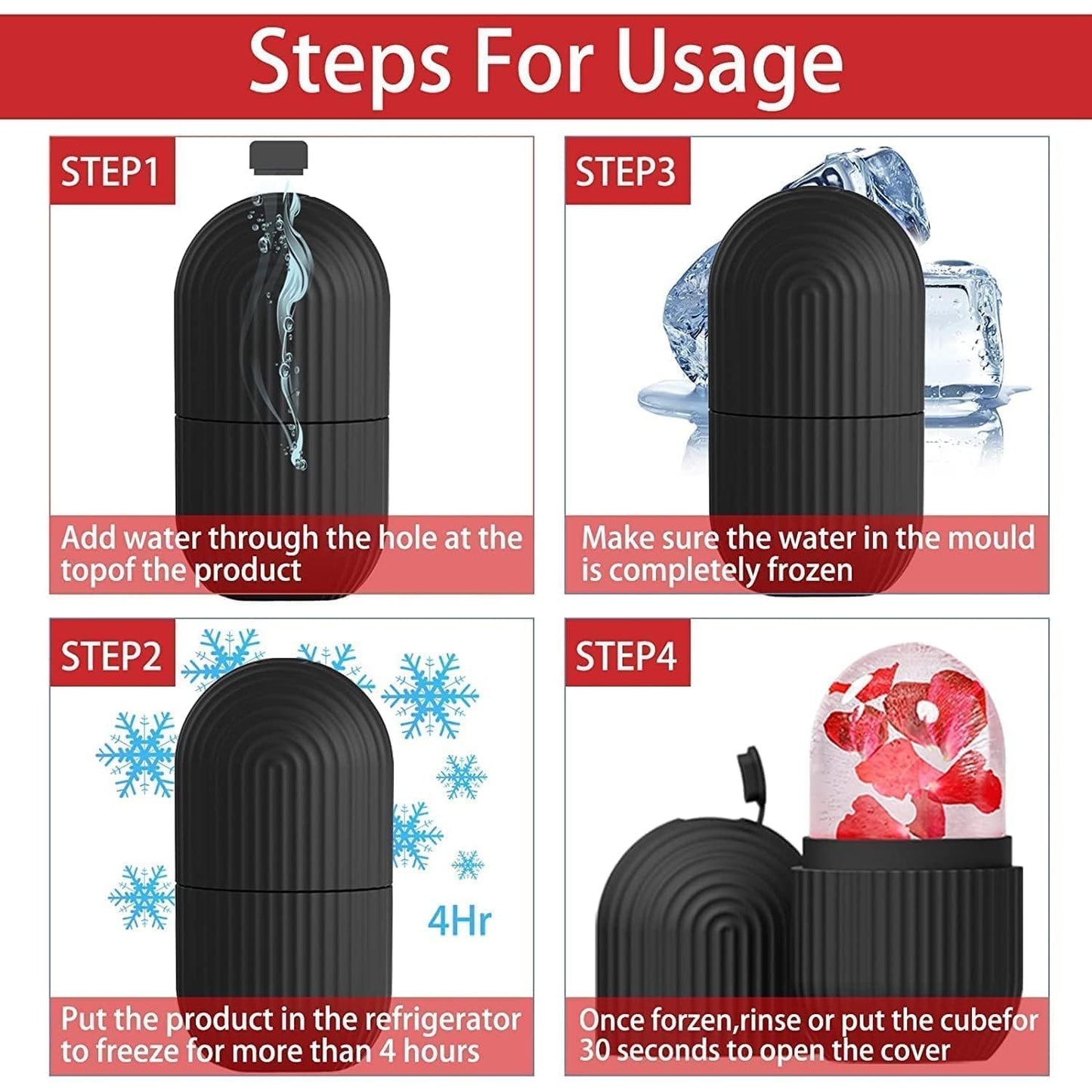 Ice Roller For Face (Black)