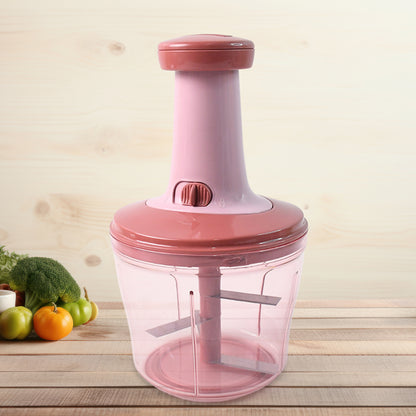 Apex Quba Push Chopper With Stainless Steel Blades