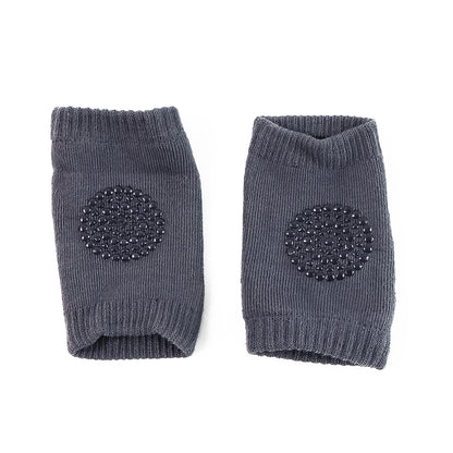 Toddler Wool Knit Knee Protector (Dark Grey)