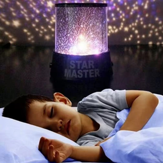 LED Projector Night Lamps Rotation With Music